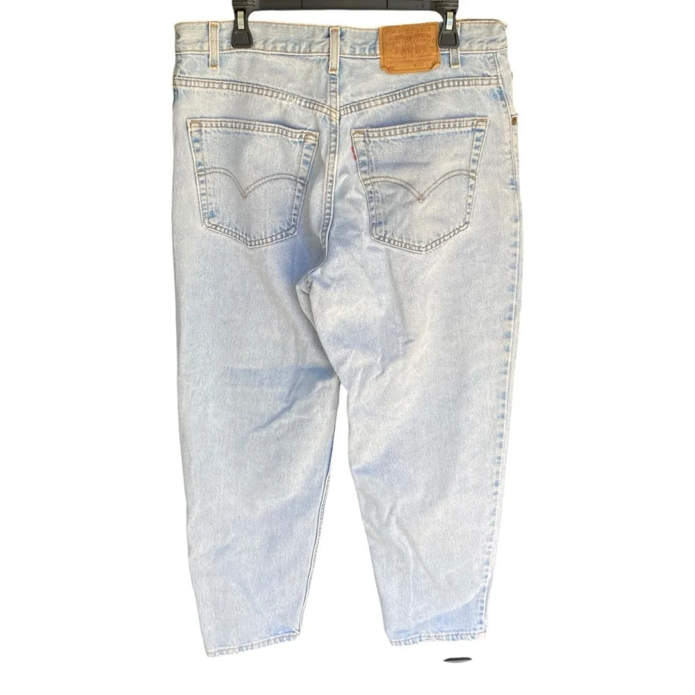 Levis 506 Loose Fit Light Wash Vintage Jeans Mens Size 36 x 30 90s Relaxed Denim